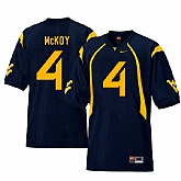 West Virginia Mountaineers 4 Kennedy McKoy Navy College Football Jersey Dzhi,baseball caps,new era cap wholesale,wholesale hats